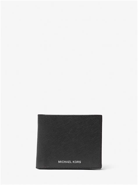 michael kors harrison leather wallet|Michael Kors Wallet price.